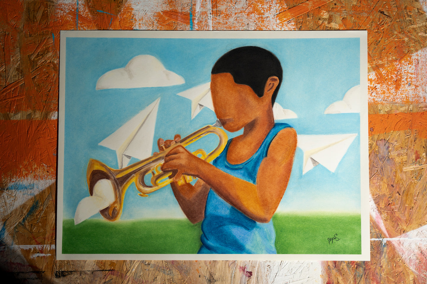 Little Boy Blue Print